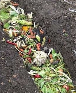 Compost pit outlet